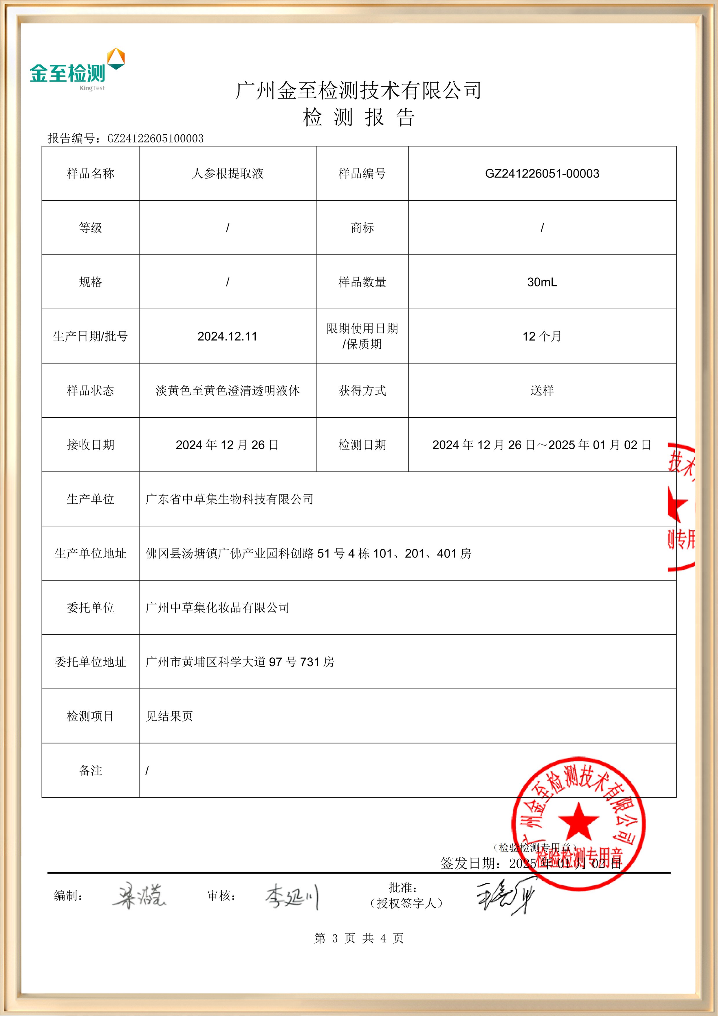 检测报告 9